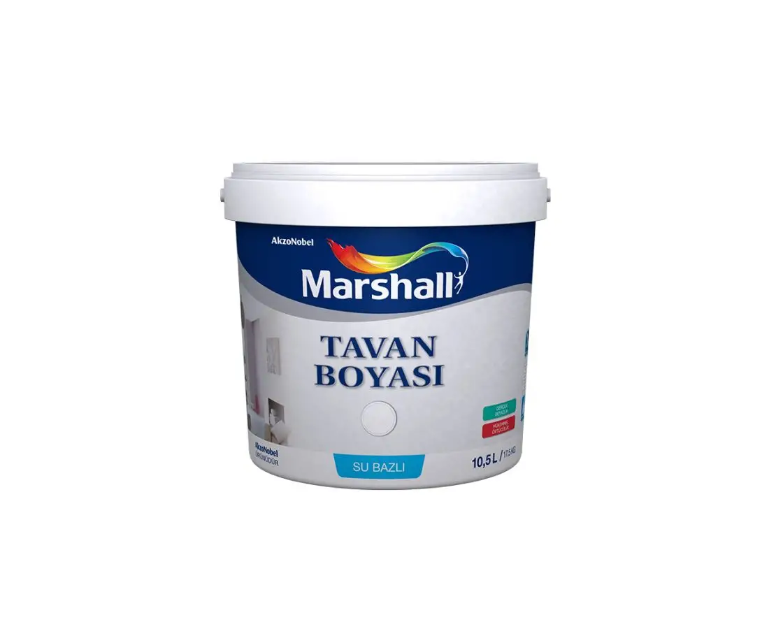 ჭერის საღებავი 1119 10კგ marshall — ინტერიერის საღებავი